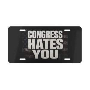 Congress Hates You Vanity Plate
