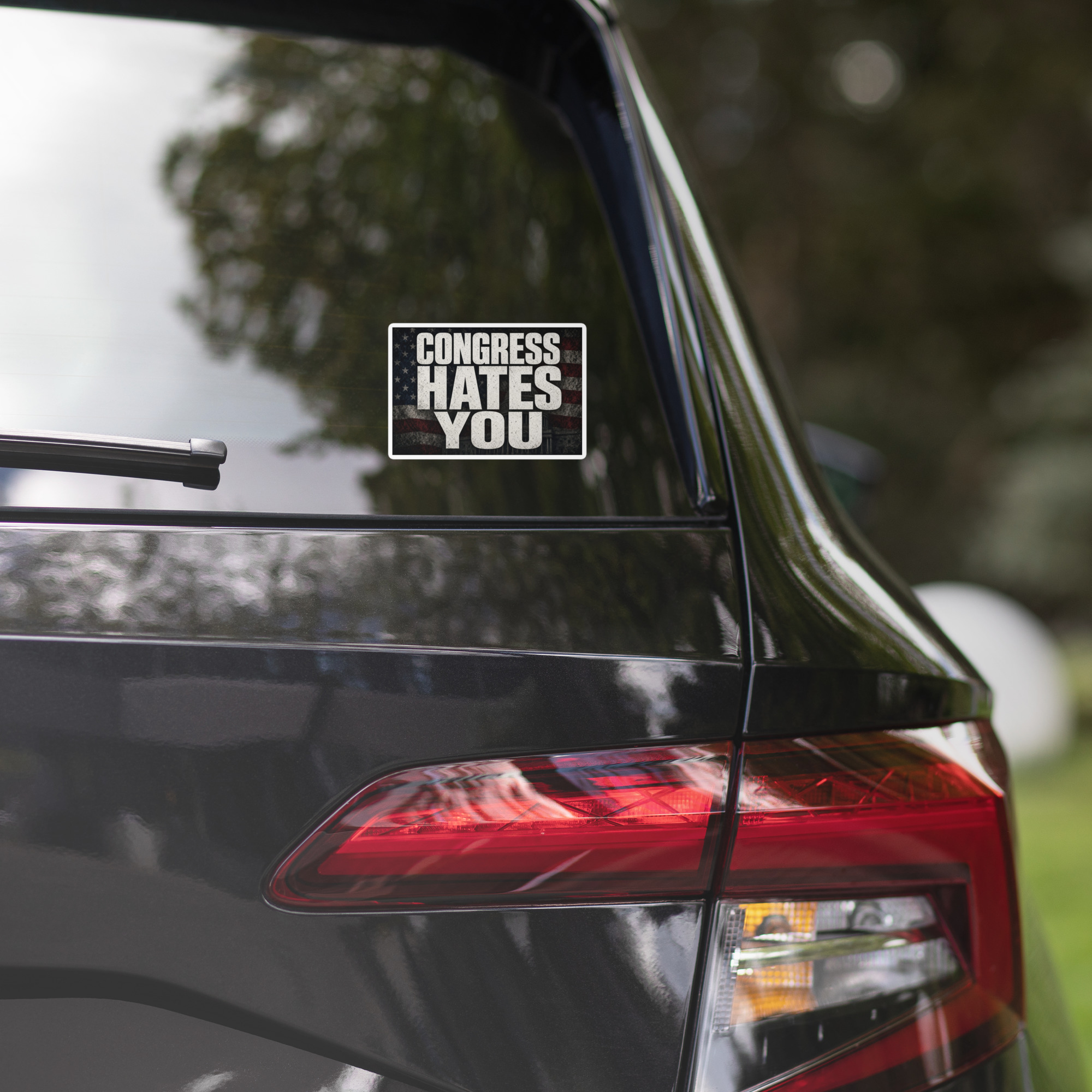 Congress Hates You Bubble-free stickers